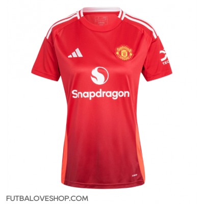 Dres Manchester United Marcus Rashford #10 Domáci pre Ženy 2024-25 Krátky Rukáv Dres Manchester United Marcus Rashford #10 Domáci pre Ženy 2024-25 Krátky Rukáv